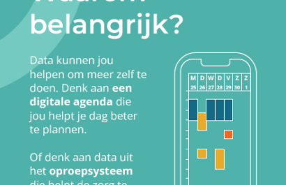 Onderdeel van de flyer leren werken met data: waarom is data belangrijk?